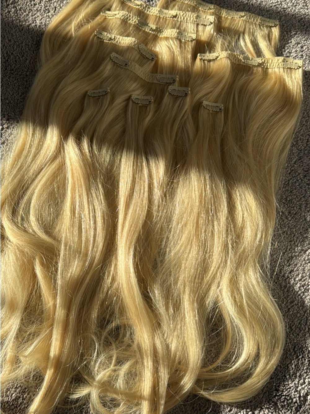 24” Luxy Blonde Hair Extentions